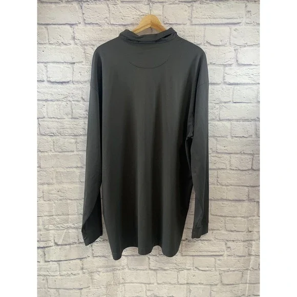 Tiger Woods Collection Mens XXL Long Sleeve 1/4 Zip Pullover Gray - Picture 2 of 10